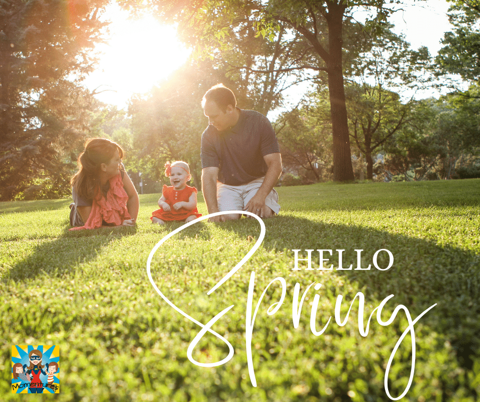 Springtime with a baby