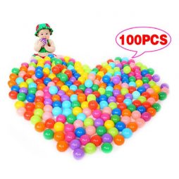 100 Soft Playballs for Babies in 7 Vibrant Colors