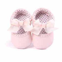 Baby Girls Soft Bowknot Crib Shoes