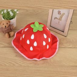 Baby Strawberry Summer Bucket Hat
