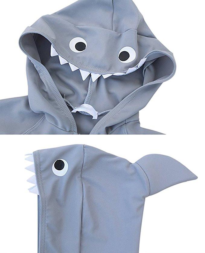 🦈 Long Sleeve Shark Baby Swimsuit - Image 6