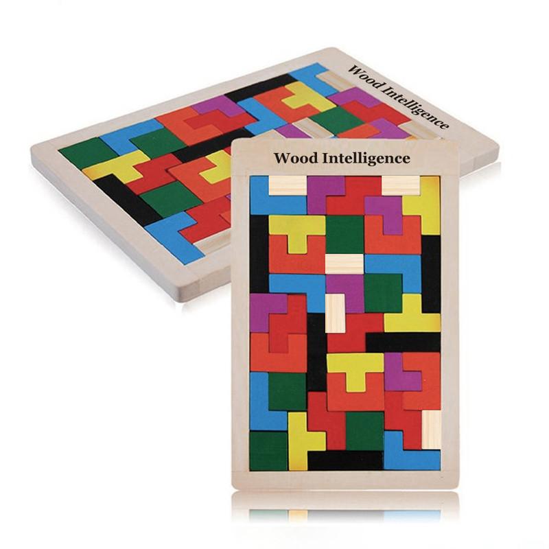 Colorful Wooden Intelligence Puzzle Game for Children - Image 3
