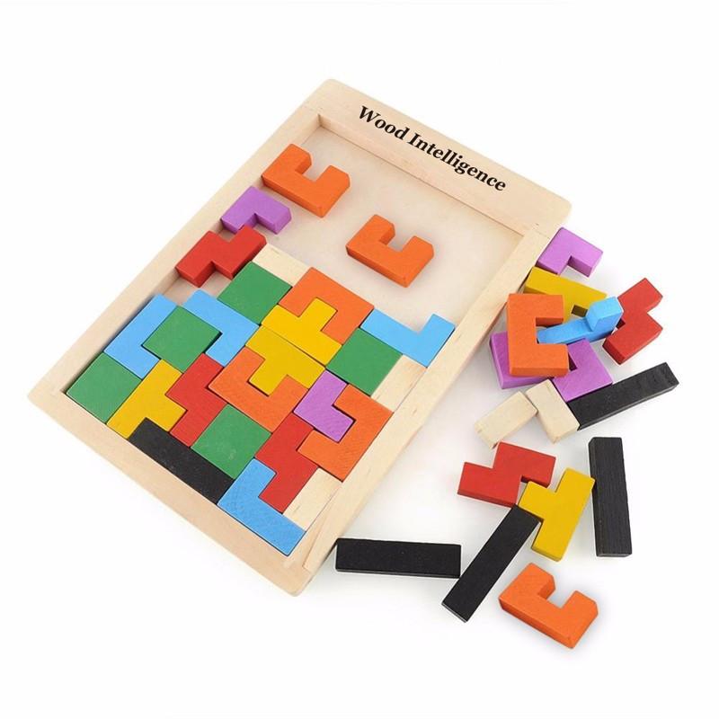 Colorful Wooden Intelligence Puzzle Game for Children - Image 6