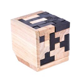 3D Wooden Tetris Puzzle Game