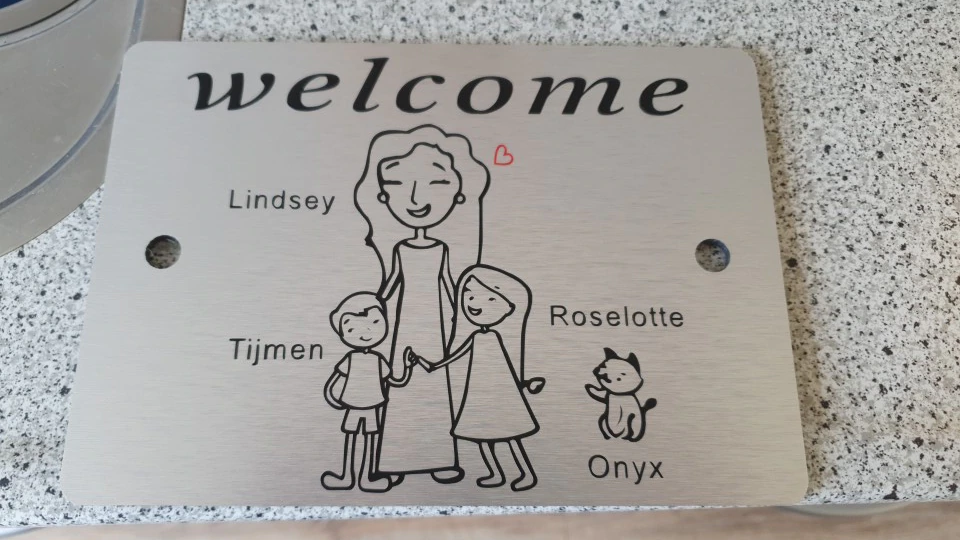 Custom Door Number Sign Review Lindsey Cat