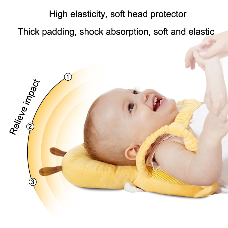 Protective Bee Baby Head Protection Pillow - Image 4
