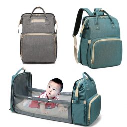 2 in 1 Baby Crib and Diaper Bag