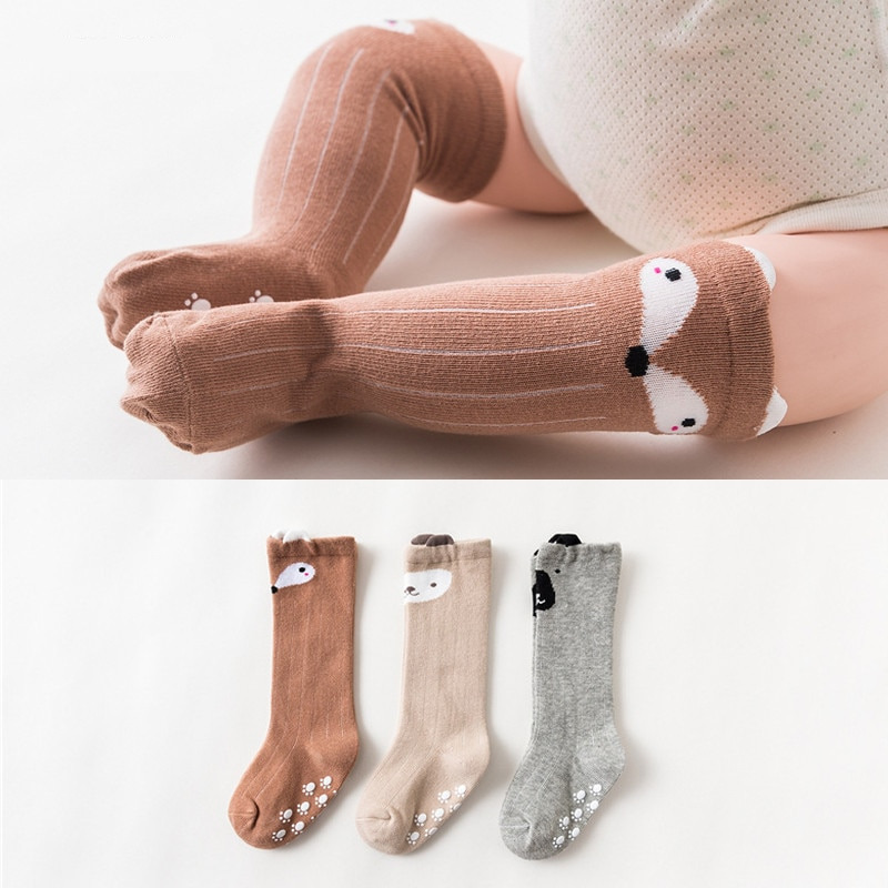 Cute Fox Baby Non Slip High Knee Socks
