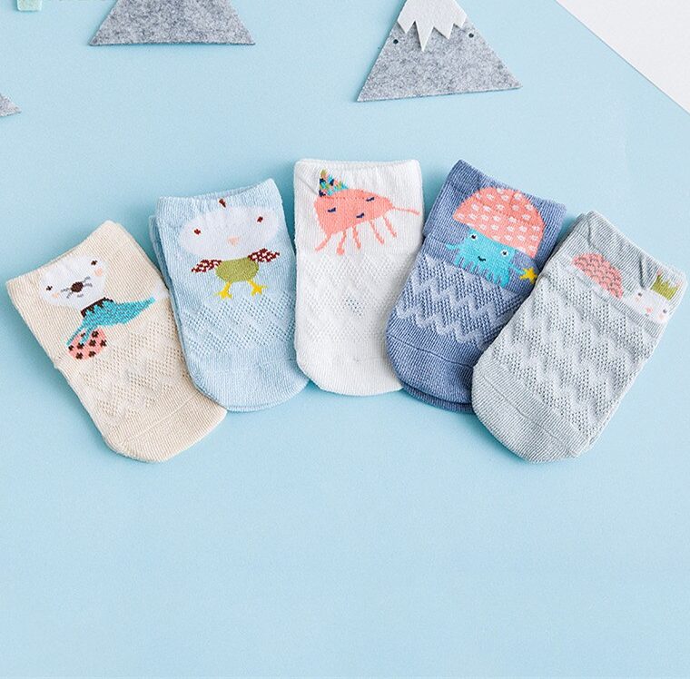 Cute Cartoon Animal Baby Socks For Newborns