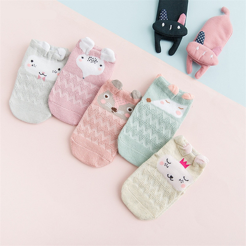 Cute Cartoon Animal Baby Socks For Newborns