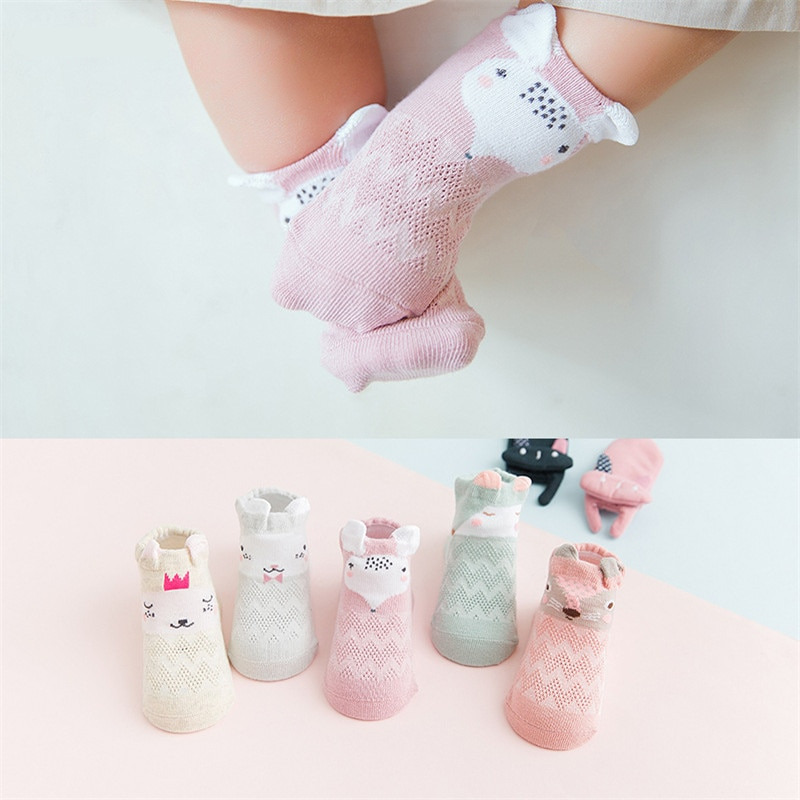Cute Cartoon Animal Baby Socks For Newborns