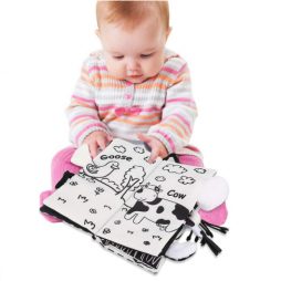 Black and White Soft Cloth Books for Babies