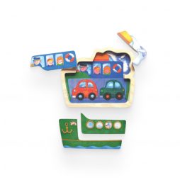 Wooden Ship Puzzle for Toddlers