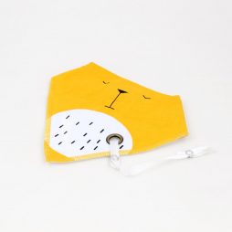 Cotton Baby Bibs with Pacifier Holder