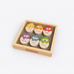Color 'N Eggs. Bilingual Matching Puzzle