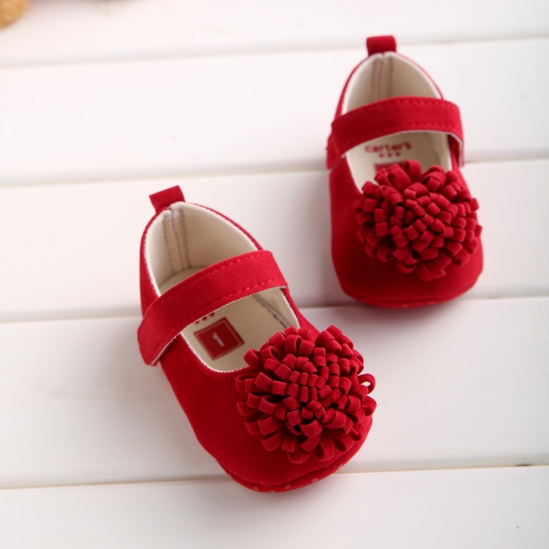 Baby Princess Mary Jane Flower Shoes - Image 2